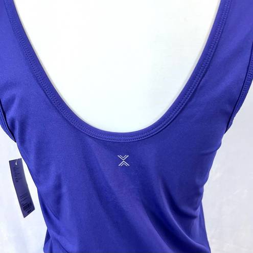 Xersion purple athletic tennis dress w/ builtin shorts & pockets size medium NWT