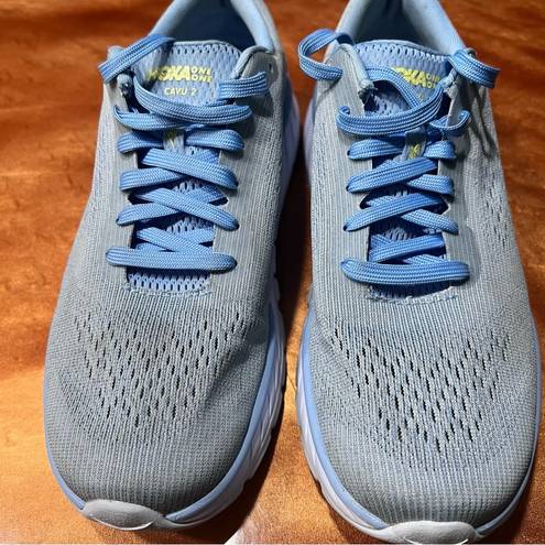 Hoka  Cavu 2 Running Shoes blue white size 7