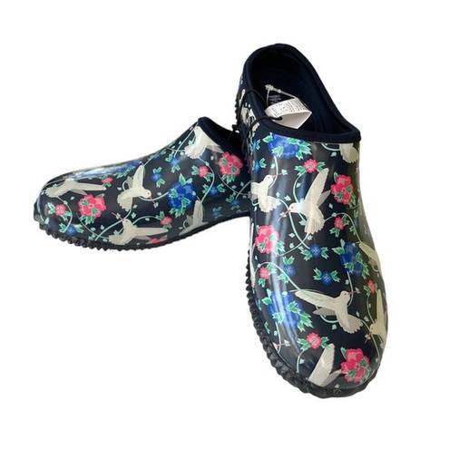 Western Chief  Garden Clogs Humming Garden Navy Blue Size 9