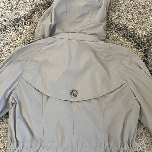 Burberry EUC  BRIT Beige Cinch Waist Lightweight Jacket