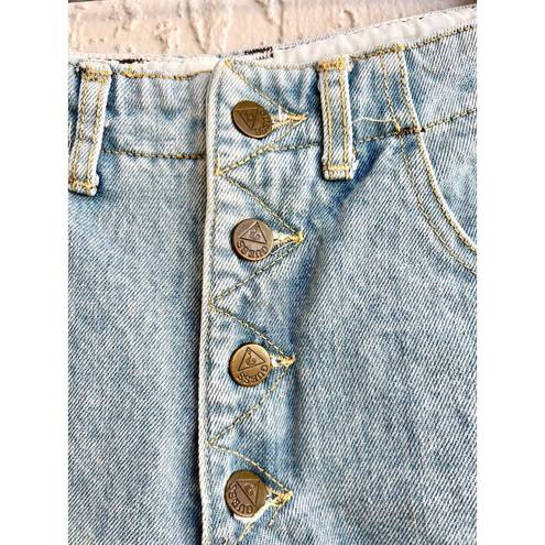 Marciano Vintage Georges  for Guess Jeen Denim Cuff Bermuda Short Blue 31 / US 12