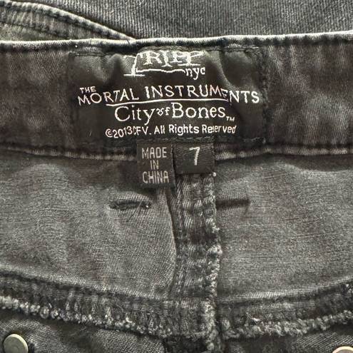 Tripp NYC  Skinny Mortal Instruments City Of Bones Goth Black Jeans Women’s 7