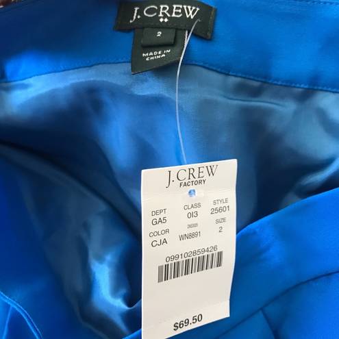 J.Crew  Color Block Pleated Skirt