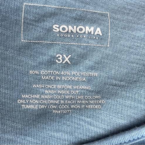 Sonoma 3X  Peplum T