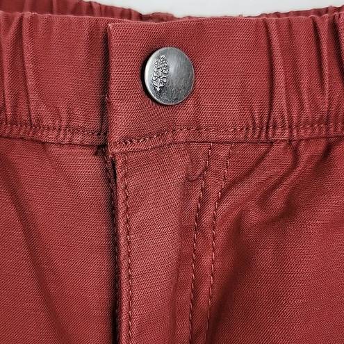 Free People Movement  Garnet Red Voyage High-Rise Cargo Women's Pants Size Small