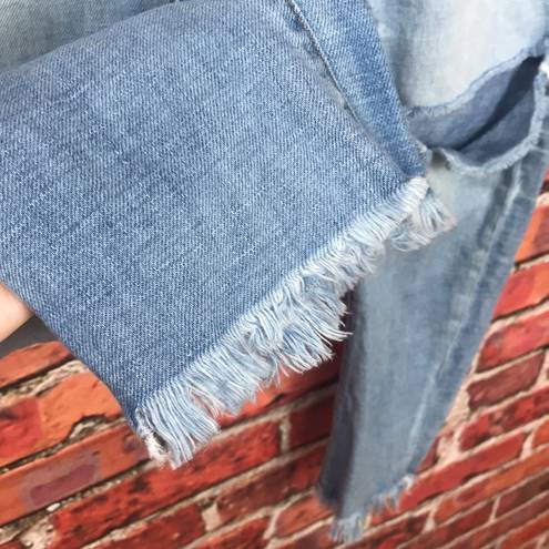 One Teaspoon One by  Saints Baggy Bowed Leg Ultra Distressed Jeans