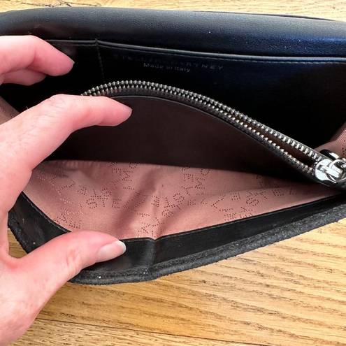 Stella McCartney  Falabella Continental Wallet in Black