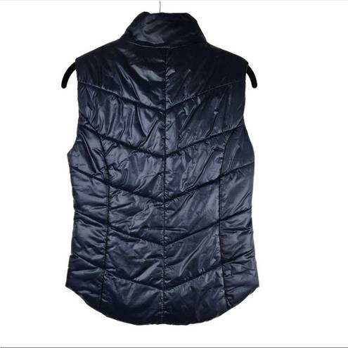 Banana Republic Puffer Vest Womens Size M Navy Blue