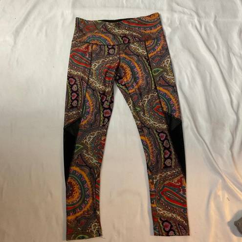 ABS Allen Schwartz  Paisley Print Leggings size S