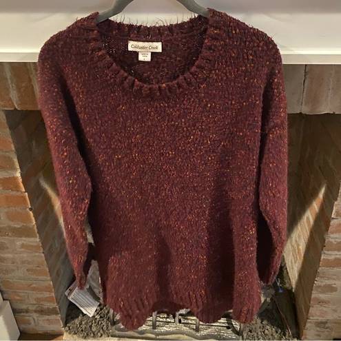 Coldwater Creek  Multicolored Crew Neck Cozy Warm Sweater size Large