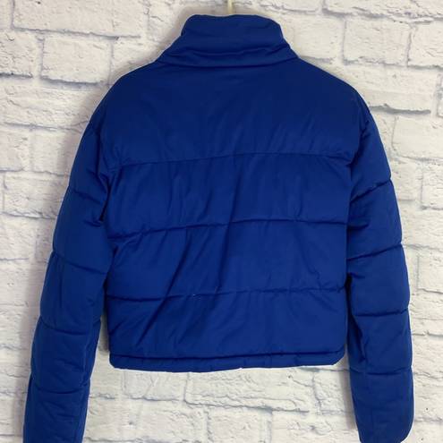 AQUA  royal blue puffer jacket