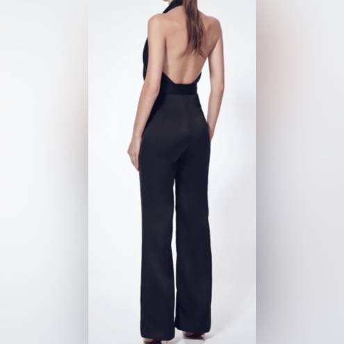 Misha Collection  Jumpsuit Size 4 Black Preowned Gorgeous, Timeless Piece.