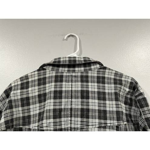 Tripp NYC Tripp Plaid Y2K Open Front Jacket Size 4