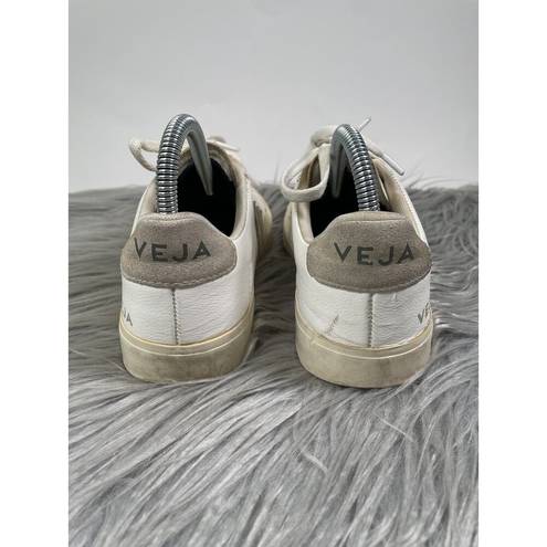 VEJA  Womens T2 White Leather Lace Up Sneakers US Size 8/EUR 39