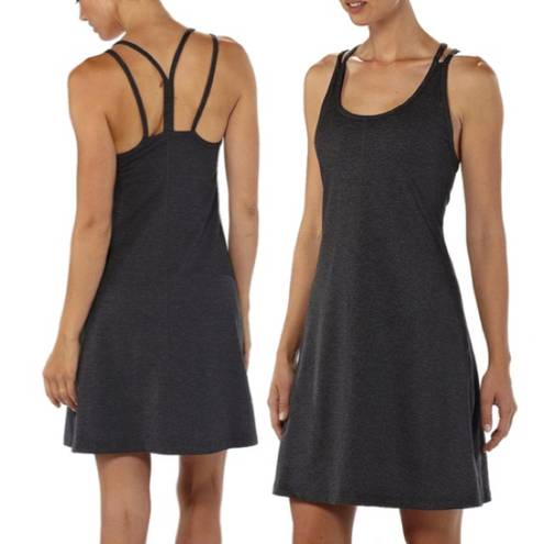 Patagonia  Gray Lattice Back Mini Dress