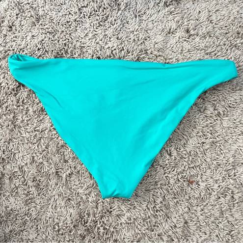 Girlfriend Collective  Bay Bikini Bottom in Aqua Medium