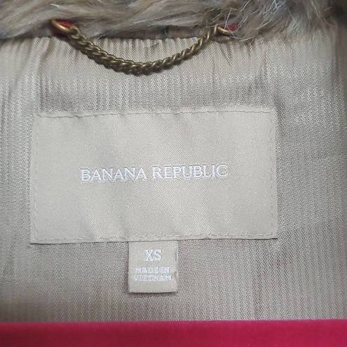 Banana Republic  Faux Fur Animal Print Vest