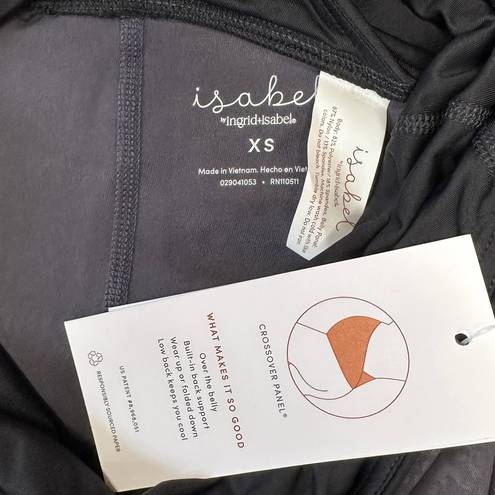 Isabel Maternity NWT Isabel by Ingrid &  Dark Gray Active Leggings size XS