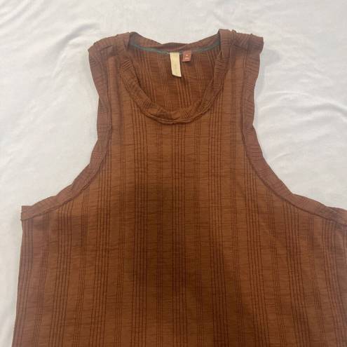 Pilcro Sz XL  Ribbed Tank In Bourbon Anthropologie