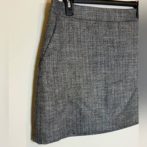 EXPRESS  High Rise Mini Skirt Gray Plaid 10 NWT
