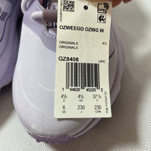 Adidas NWT  Originals Women's Ozweego Running Shoes GZ8408 Size 6 Purple Lavender