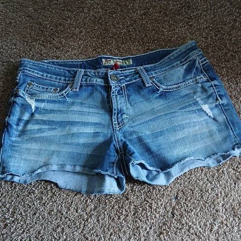 BKE Sabrina raw hem jean shorts size 31