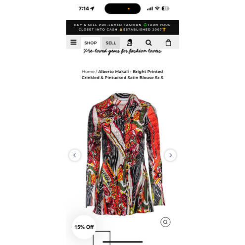 Alberto Makali Colourful blouse/blazer possible by 