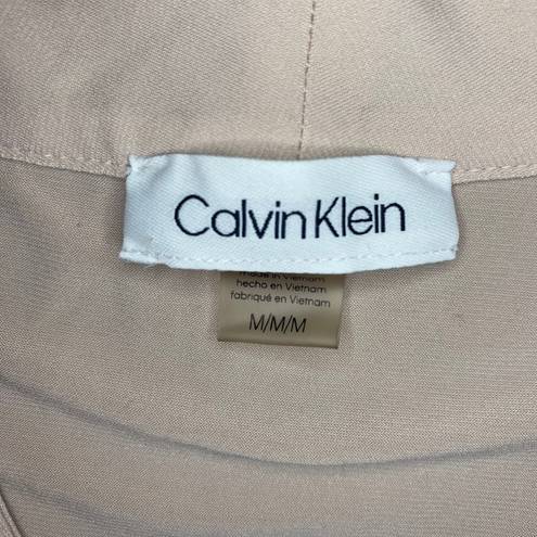 Calvin Klein Womens  Blush Sleeveless Blouse - M