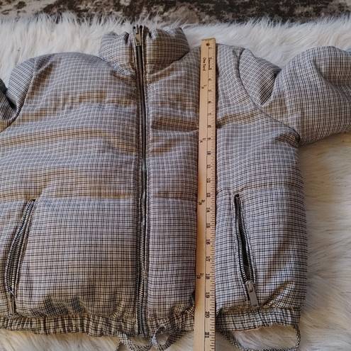 American Eagle  Outfitters AEO AE Size Medium M Puffer Cropped Coat Reversible