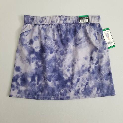 Hilary Radley  Skirt Women XL Blue Tie Dye Short Mini Pocket Swimwear Outdoors