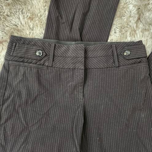 Candie's  Pin Stripe Flare Leg Dress Pants Black and Gray Juniors Size 9