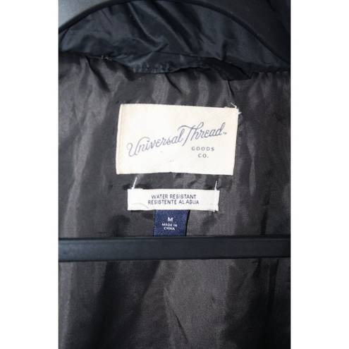 Universal Threads Universal Thread Puffer Jacket Women's Medium Dark Blue Water Resistant