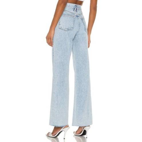 Edge SLVRLAKE Grace Wide-leg Raw- Jeans in Wash Time To Go Size US 27