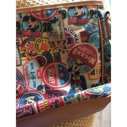 Disney Crossbody Travel Vintage  Mickey Mouse Pattern Bag Purse