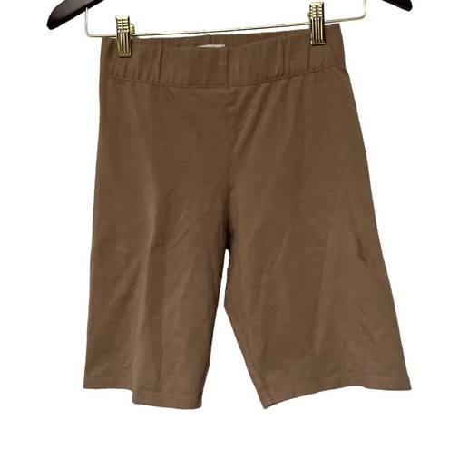 Good American  Tan Cycling Bike Shorts