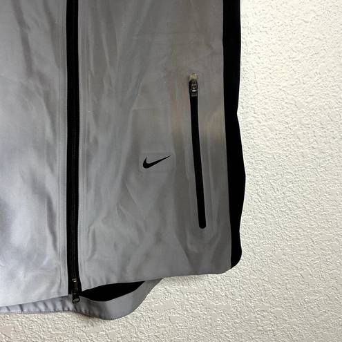 Nike  Flash 3M Running Vest Womens Size XS Silver White Reflective RARE EUC