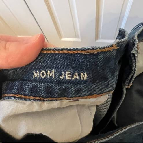 American Eagle Mom Jeans in Medium Vintage Wash Size 14 Extra Short