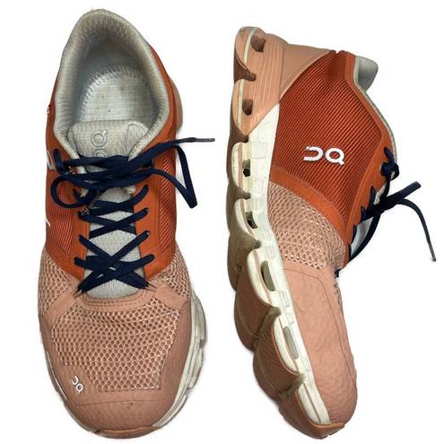 On Running Cloudflyer Ginger/ White Running Shoes Sz 8.5