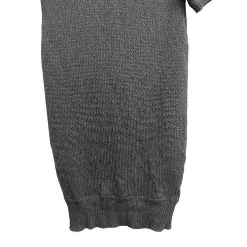 Vince  Fitted Women Medium Sweater Dress Pullover Bodycon Stretch Knit Gray