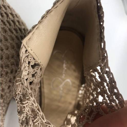 Jessica Simpson  Size 8 Rianne Crotchet Cream Booties Shoes
