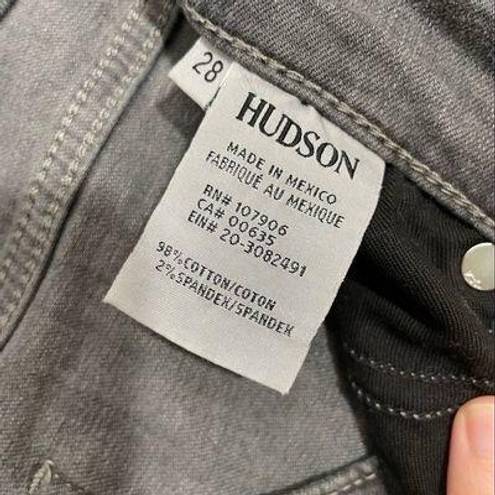 Hudson Gray ankle krista super skinny jeans color Styd  Size 28