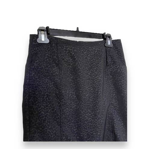 Tracy Evans  Limited Womens Skirt Size 5 Black Leopard Animal Print Pencil