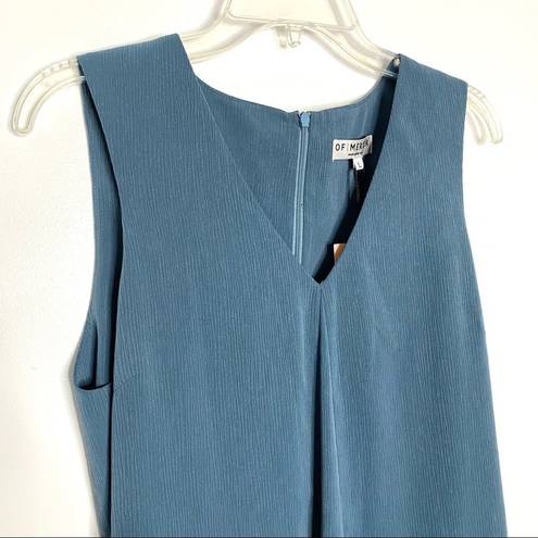 Mulberry Of Mercer  Dress V Neck Sleeveless Aline Blue Cocktail Formal Lawyer