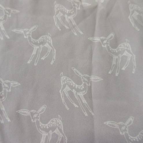 Equipment NWT  Signature Slim in Silver Scone Deer Silk Button Down Shirt S