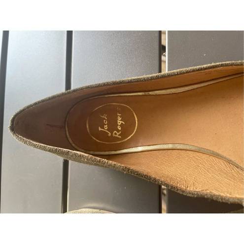 Jack Rogers  Women’s Rebecca Suede Ballet Flats Size 8