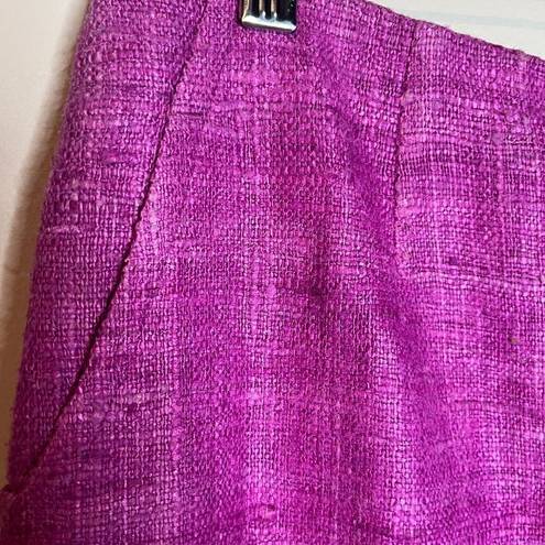 Trina Turk 🌺  magenta tweed pencil skirt