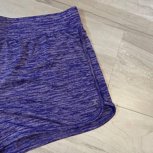 Xersion  Purple And White Quick-Dry Active Wear Shorts- Size XL 18.5P NWOT