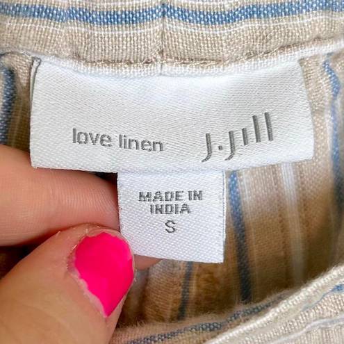 J.Jill  Linen Striped Boho Pants