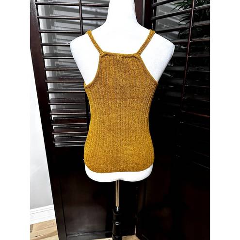 Jessica Simpson  Women's Edith Racerback V Neck Tank Top Sweater M NWT