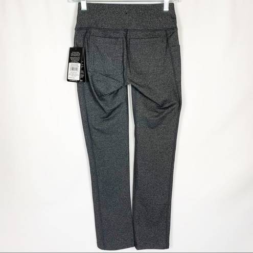 Skechers NEW  GoWalk GoFlex Heathered Gray Mid Rise Active Pants UPF 50 Women XS